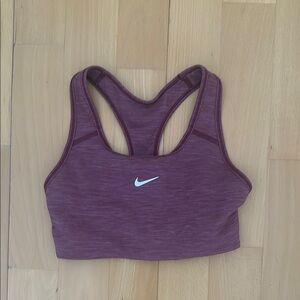 Nike Purple Racerback Sports Bra Moisture-Wicking
